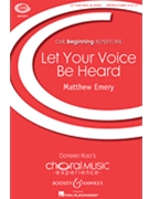 Let Your Voice Be Heard by Emery Matthew John Shaw Neilson for Unison and Piano