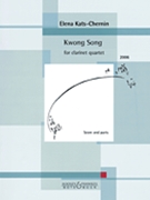 Kwong Song by Kats-Chernin Elena for Clarinet Quartet