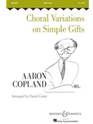 Choral Variations on Simple Gifts by Copland Aaron - Conte David - for SATB and Piano