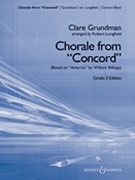 Chorale from Concord by Grundman Clare - Longfield Robert - for Concert Band