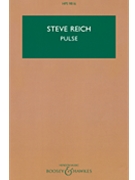 Pulse for 2 Flutes 2 Clarinets Piano Electric Bass 4 Violins and 2 Violas - Study Score by Reich Steve for