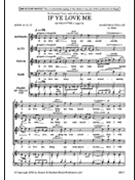 If Ye Love Me by MacMillan James John 14:15-17 for SATB a cappella
