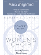 Maria Wiegenlied by Reger Max - Kinsella Niall - Boelity and Kinsella for SSA and Piano