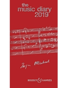 Boosey & Hawkes Music Diary - 2019 Red by for