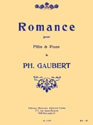 Romance by Gaubert Philippe for Flute and Piano