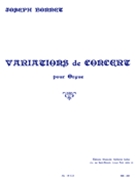 Variations De Concert by Bonnet for Organ