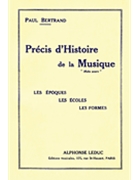 Bertrand Precis D'histoire De La Musique Book by Bertrand Paul for