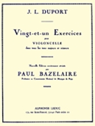 Vingt-et-un Exercises pour Violoncelle by Duport Jean-Louis for