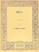Piece (viola & Piano) by Faure Gabriel for Viola