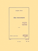 Two Movements - Mcmxxii (flute Flute/oboe Clarinet And Bassoon) by Ibert Jacques for Chamber En