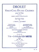 25 Etudes Celebres by Cherubini Luigi for Flute Method