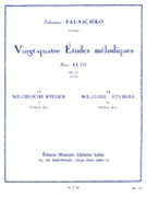 24 Etudes Melodiques Op.77 (viola Solo) by Palaschko Johannes for Viola
