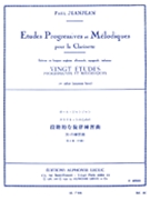 Etudes Progressives Et Melodiques by Jeanjean Paul for Clarinet Method (Book 2)