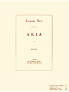 Ibert Aria 2 Part & Piano Book by Ibert Jacques for MUSIC FOR
