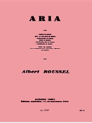 Aria Pour Hautbois Et Piano by Roussel Albert for OBOE WITH