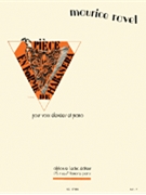 Vocalise Etude N0141 (piece En Forme De Habanera) Voix Elevees by Ravel Maurice for MUSIC FOR