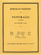 6 Pastorales H190 No.1 (cello & Piano) by Martinu Bohuslav for Cello