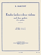 Easy Studies For Two Violins (volume 2) by Martinu Bohuslav for