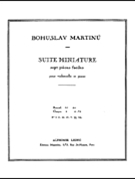 Suite Miniature H192 No.6 (cello & Piano) by Martinu Bohuslav for Cello