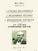 25 Etudes Melodiques Avec Variations by Moyse Marcel for Flute Method