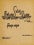 Migot Georges Prelude Salut Et Danse Orchestra Score by Migot Georges for Score