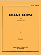 Chant Corse (cello & Piano) by Tomasi Henri for Cello