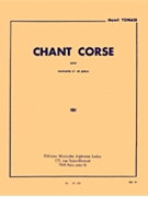 Chant Corse (clarinet & Piano) by Tomasi Henri for Clarinet