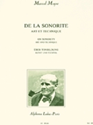 De La Sonorite by Moyse Marcel for Flute Method
