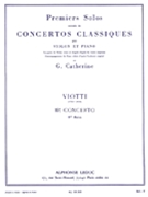 Viotti Premiers Solos Concertos Classiques No 19 (catherine) Vln/pf Bk by Viotti Giovanni Battista for Violin