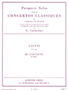 First Solos Extracted From The Classic Concertos (viotti''s Concert by Catherine Georges for Violin/PIA