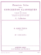 Kreutzer Premiers Solos Concertos Classiques No.19 Violin & Piano Book by Kreutzer Rodolphe for Violin