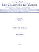 Petite Valse (classiques No.289) (violin & Piano) by Beethoven Ludwig van for Violin