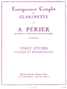 Twenty Easy And Progressive Studies (clarinet) by Perier Auguste for Clarinet