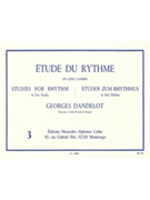 Etude Du Rythme (volume 3) by Dandelot Georges for