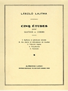 5 Etudes Op.20 (quatuor No.5) (quartet-strings) by Lajtha Laszlo for