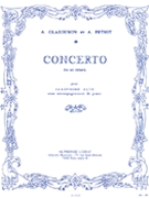 Concerto En Mi Bemol by Glazunov Alexander for Alto Saxophone and Piano