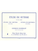 Studies For Rhythm - Volume 4 by Dandelot Georges for