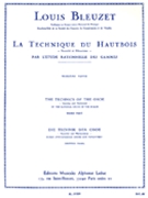 La Technique Du Hautbois by Bleuzet Louis for Oboe Method