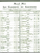 Gavotte In E Flat (classiques No.21) (saxophone-alto & Piano) by Campra Andre for