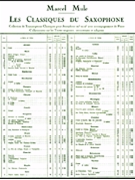Pastorale Et Passepied (classiques No.27) (saxophone-alto & by Destouches Andre Cardinal for