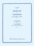 Sonata In A Minor (oboe And Piano) by Telemann Georg Philipp for Oboe