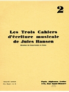 Ecriture Musicale Vol.2 (book) by Hansen Jules for
