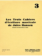 Ecriture Musicale Vol.3 (book) by Hansen Jules for