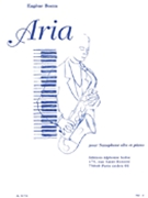 Aria by Bozza Eugene for Alto Saxophone and Piano