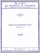 Bourree From Suite In C Bwv 1066 Ten Sax/pno by Bach Johann Sebastian for Saxophone