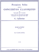 Paganini Premier Solo Extrait Concerto No 1 Violin & Piano Book by Paganini Niccolo for Violin