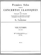 Vieuxtemps Premier Solo Extrait Concerto No 1 In E Violin & Piano Book by Vieuxtemps Henri for Violin