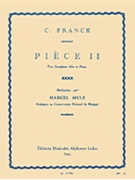 Piece Ii (saxophone-alto & Piano) by Franck Cesar for