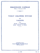 Twenty Great Studies (clarinet) by Capelle Ferdinand for Clarinet