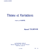 Theme et Variations pour la Harpe by Tournier Marcel for